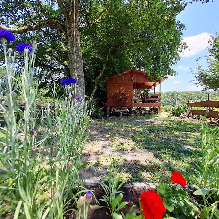 La Cabane Du Cowboy Villa Saint-Privé Buitenkant foto